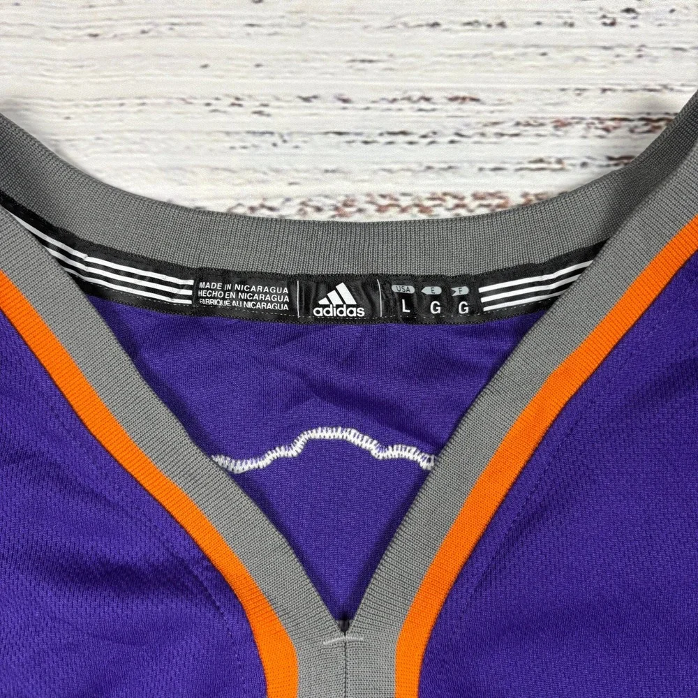 Y2K Vintage Adidas Pro Cut Jersey Phoenix Suns Steve Nash Purple Size Large